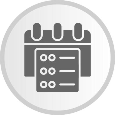 Veritabanı Kabartma Çemberi Gri Simgesi