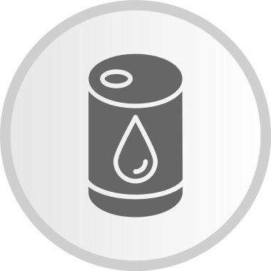 Petrol Berral Kabartma Çemberi Gri Simge