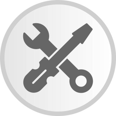 Araçlar Çemberi Gri Simgesi