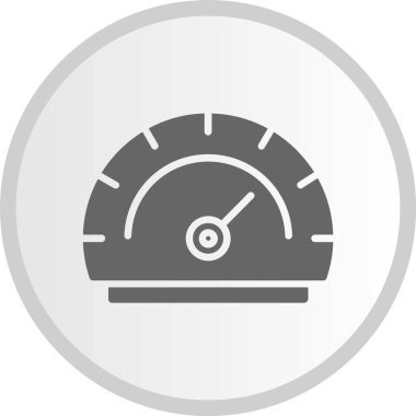 Gri Çember Simgesini Ölçekle