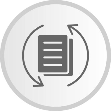 Kabartma Çemberi Gri Simgesi Raporu