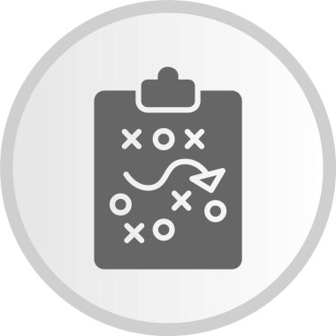 Gri Çember Simgesi Planı