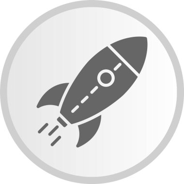 Kabartma Çemberi Gri Simgesini Başlat