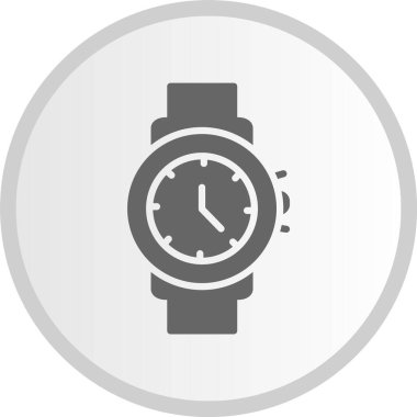 Bilek İzleme Gri Çember Simgesi