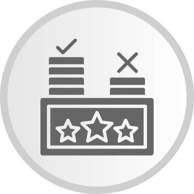 Kabartma Çemberi Gri Simgesini Yeniden Say