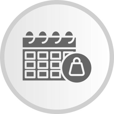 Kabartma Çemberi Gri Simgesi