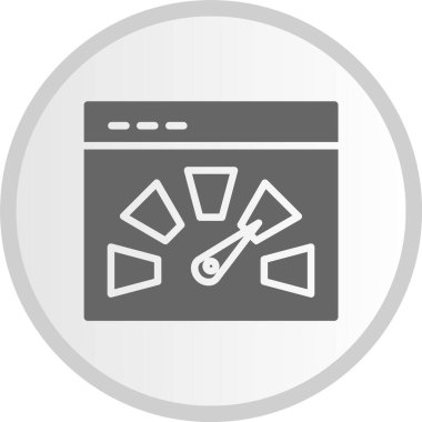 Performans Gri Çember Simgesi