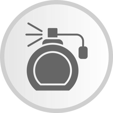 Parfüm Kabartma Çemberi Gri Simge