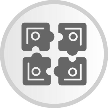 Bulmacalar Çember Gri Simge