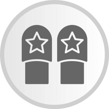 Terlikler Çember Gri Simge