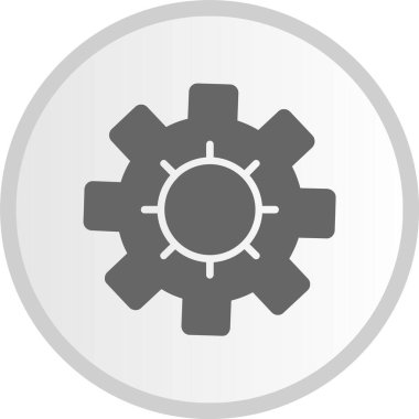 İşaret Çemberi Gri Simgesi