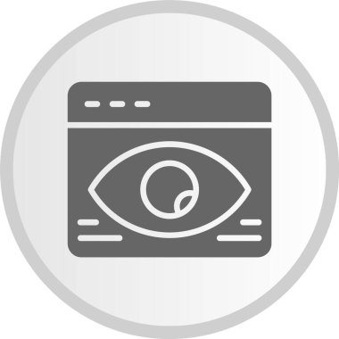 Gri Çember Simgesini Göster