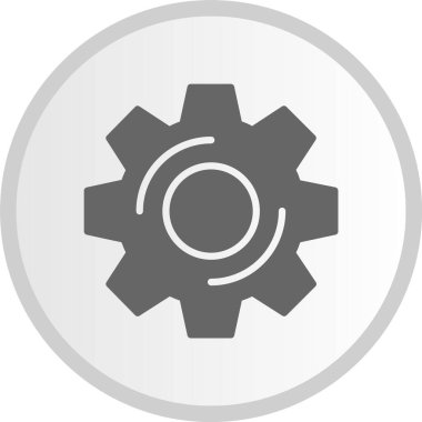 Ayarlar Gri Çember Simgesi