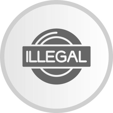 Yasadışı Gri Çember Simgesi