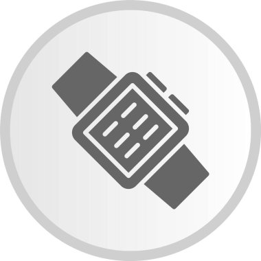 Akıllı Saat Gri Çember Simgesi