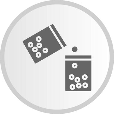 Kabartma Çemberi Gri Simgesi Paylaşılıyor