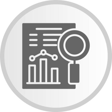 Gri Çember Simgesini Analiz Et