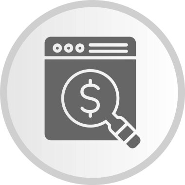 Evtation Gri Çember Simgesi