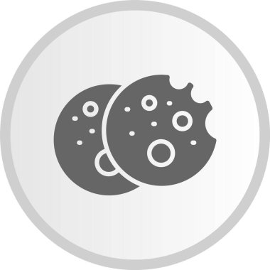 Kurabiyeler Çember Gri Simge