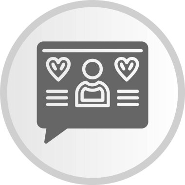 Kabartma Çemberi Gri Simgesini sever