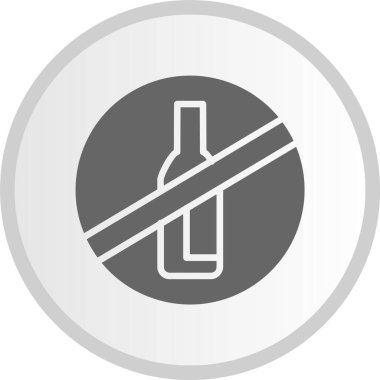 Alkol Çemberi Gri Simgesi Yok