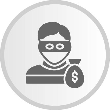 Hırsızlık Çemberi Gri Simgesi