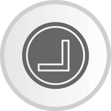 Çapraz Ok Çemberi Gri Simgesi