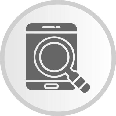 Gri Çember Simgesini Ara