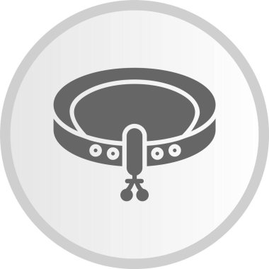 Choker Kabartma Çemberi Gri Simgesi