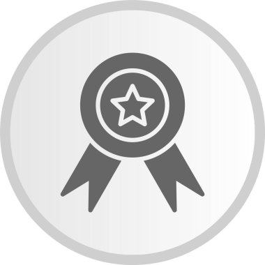 Ödül Çemberi Gri Simgesi