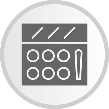 Göz farı Çemberi Gri Simgesi