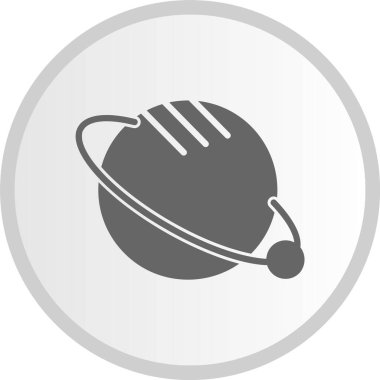 Palnet Kabartma Çember Gri Simge