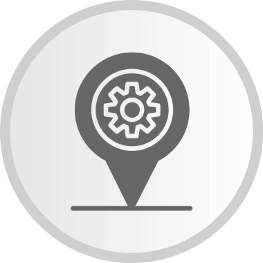 Yer Tutucu Gri Çember Simgesi