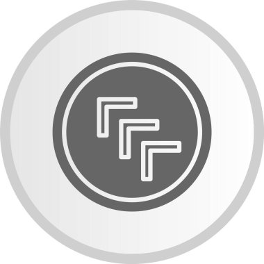 Çapraz Oklar Gri Çember Simgesi