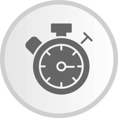 Otomatik İzleme Gri Çember Simgesi