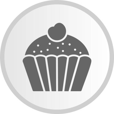 Kek kabartması Çember Gri Simge
