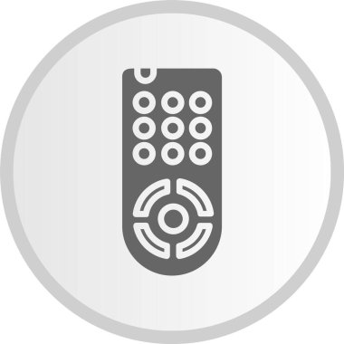 Uzaktan İşaret Çemberi Gri Simgesi