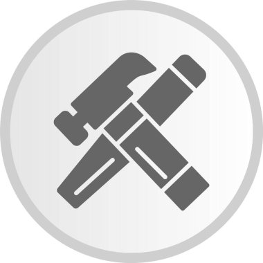 Keski İşaret Gri Çember Simgesi