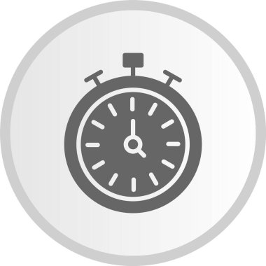 Otomatik İzleme Gri Çember Simgesi