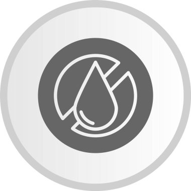 Sıvı Çember Gri Simge Yok