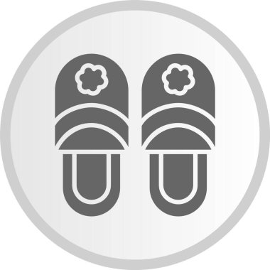 Terlikler Çember Gri Simge