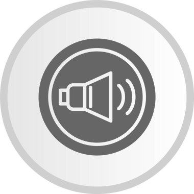 Cilt Kabartması Gri Çember Simgesi