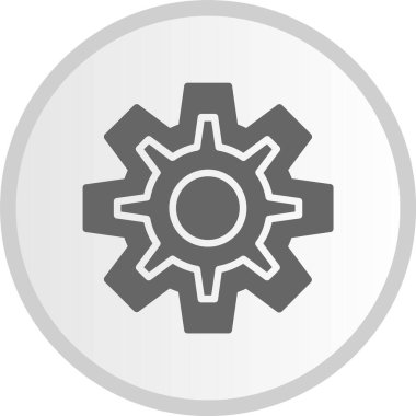 Kabartma Çemberi Gri Simgesi Ayarlanıyor