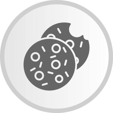 Kurabiyeler Çember Gri Simge