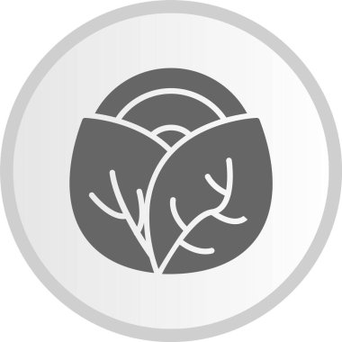 Lahana Kabak Çemberi Gri Simgesi