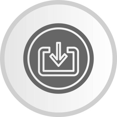 Ok Kabartması İndir Gri Çember Simgesi