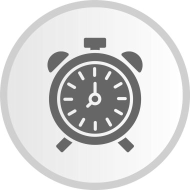 Alarm Çemberi Gri Simgesi