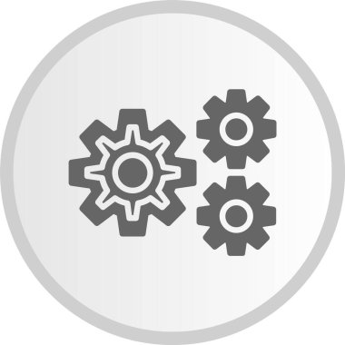 Ayarlar Gri Çember Simgesi