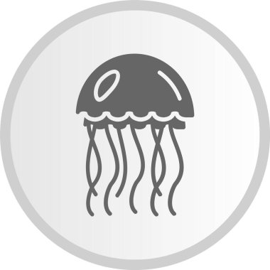 Yıldız Balığı Gri Çember Simgesi