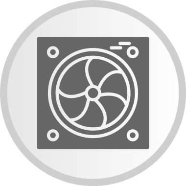 Soğutma Çemberi Gri Simgesi